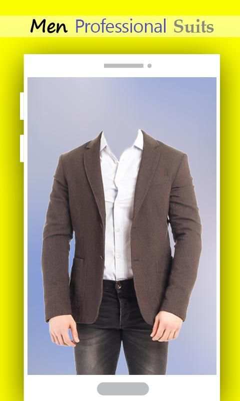 Men Professional Photo Suit HD скриншот 4