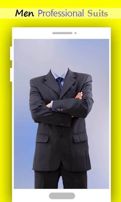 Men Professional Photo Suit HD скриншот 2