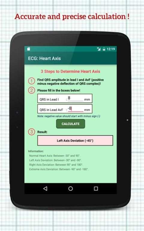 ECG: Heart Axis स्क्रीनशॉट 2