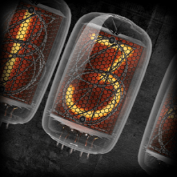 ikon Animated Nixie clock widget
