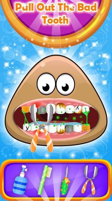 Super Pouu Dentist screenshot 1