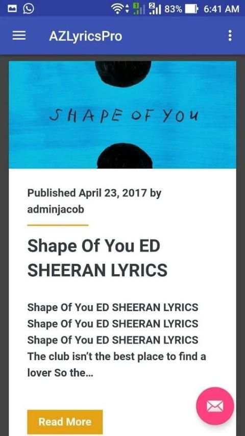 AZLyrics Pro screenshot 2