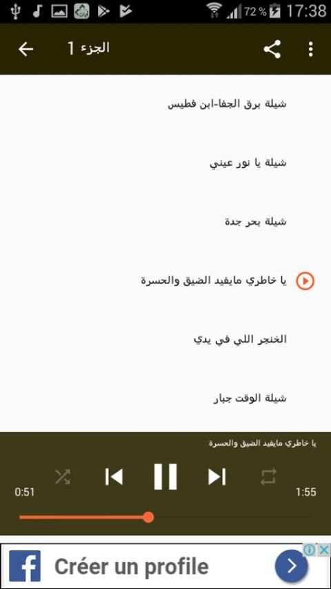 تطبيق شيلات بدون نت скриншот 4