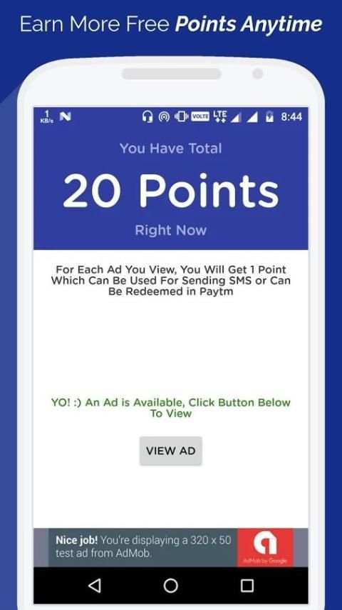Texter - Earn Paytm Cash & Send Free SMS in India screenshot 1