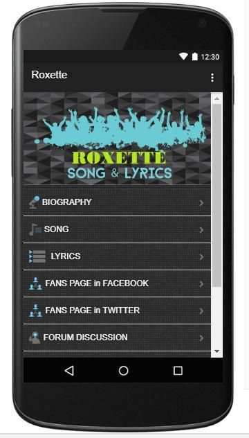 Roxette - Song & Lyrics screenshot 4