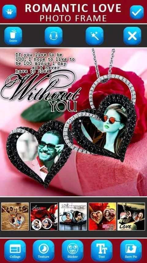 Love Locket Frames स्क्रीनशॉट 1