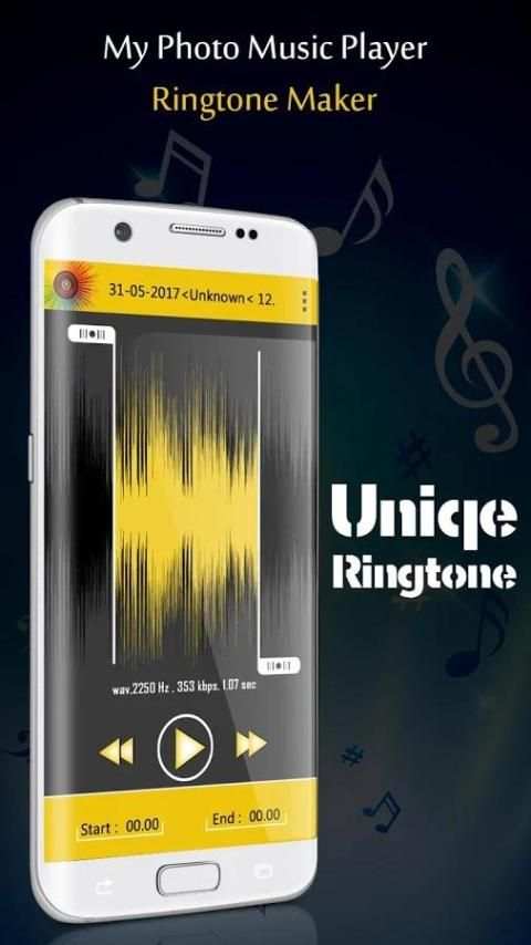 My Photo Music Player - Ringtone Maker screenshot 1