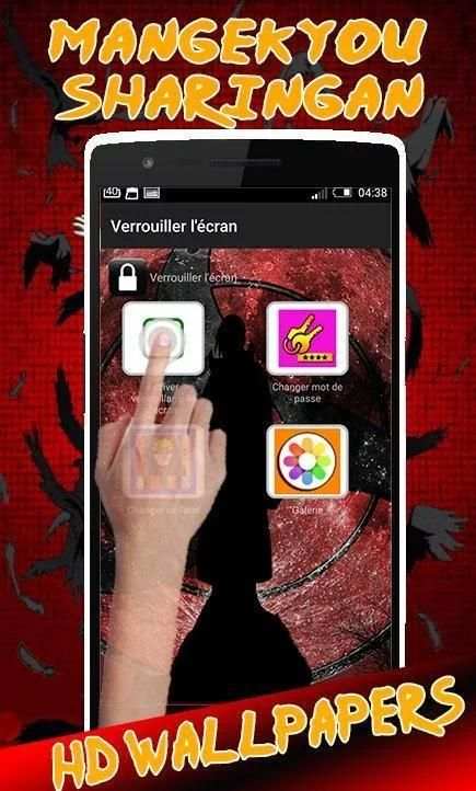 Sharingan Lock Screen Pattern screenshot 2