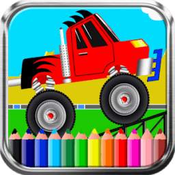 Painting Cars: Transportation Coloring Book