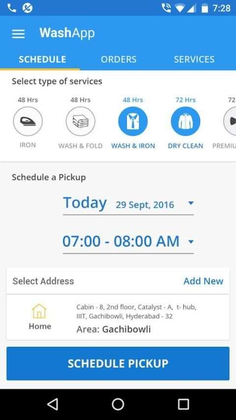 WashApp-Laundry & Dry Cleaning Service Provider स्क्रीनशॉट 6