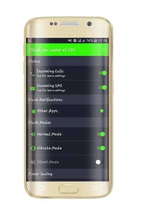 Flash on SMS and Call Free screenshot 1