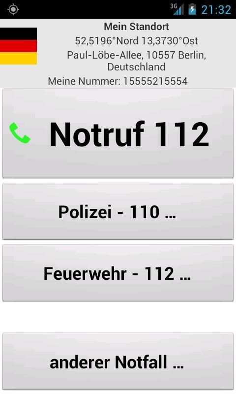 Mobile emergency call screenshot 8
