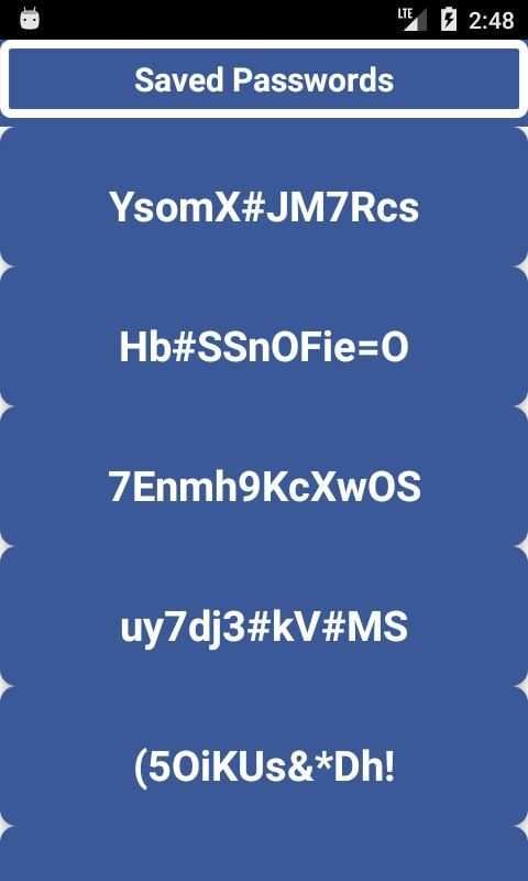 Password Generator скриншот 1