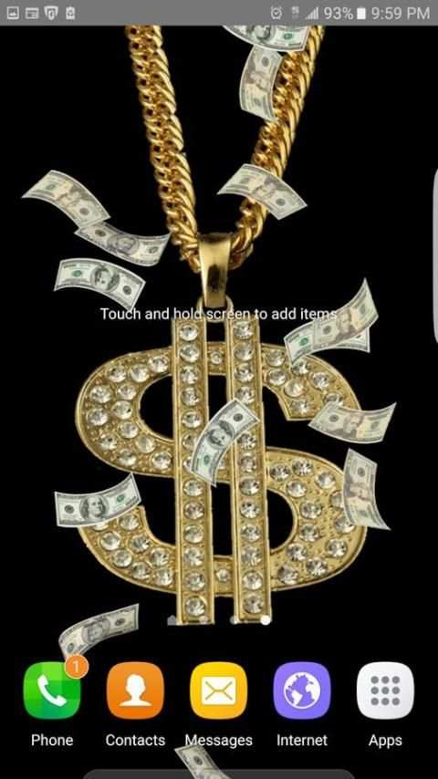 Money Rain Live Wallpaper 6 تصوير الشاشة