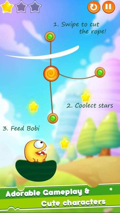 Cut Rope Candy Magical free - travel in time screenshot 3