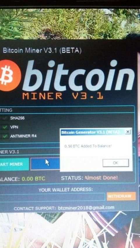 Bitcoin generater software buyer coasts 0.07 screenshot 1