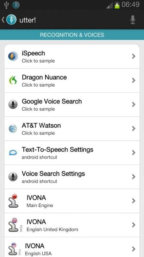 utter! Voice Commands (Deprecated) screenshot 1