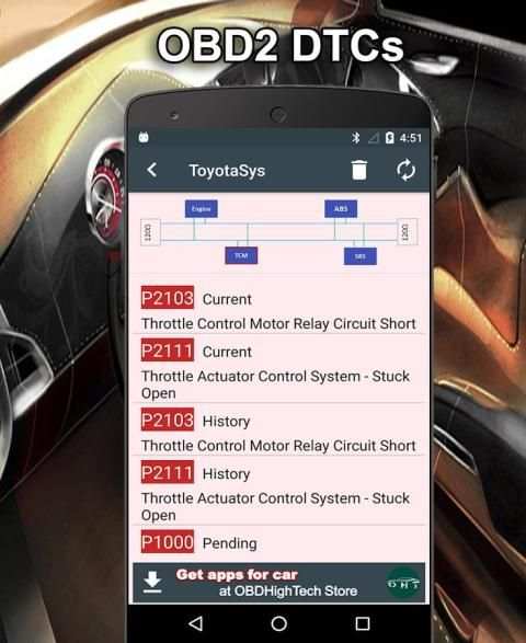 ToyoSys Scan Free (OBD2 & ELM327) screenshot 5