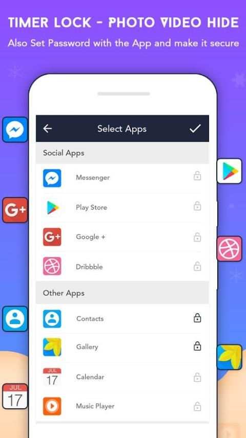 Timer Lock - Photo Video Hide Locker скриншот 2