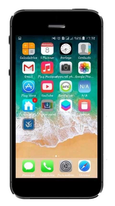 iLauncher OS 10 launcher HD скриншот 1
