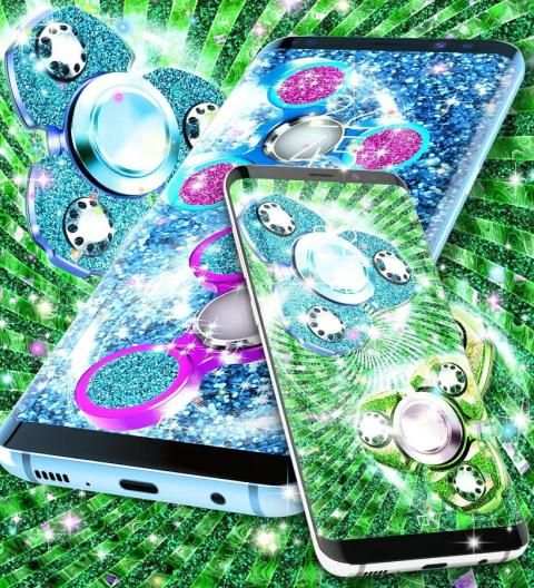 Glitter fidget spinner wallpapers screenshot 3
