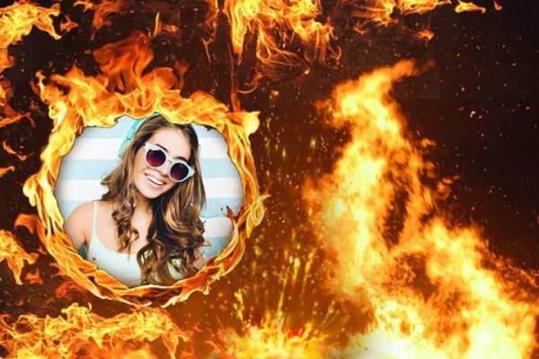 Fire Photo Frame screenshot 4