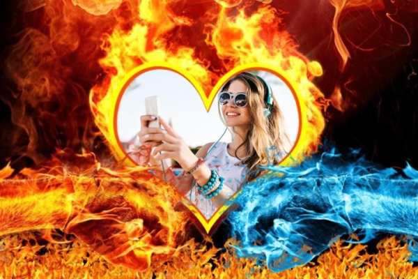 Fire Photo Frame скриншот 6