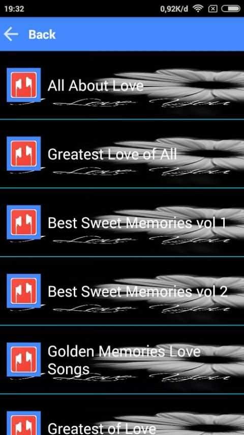 MP3 Love Songs 3 تصوير الشاشة