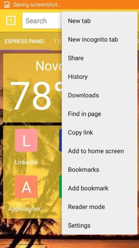 AppsGeyser Browser Official screenshot 3