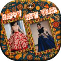 New Year Dual Photo Frames on 9Apps