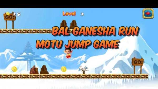 Bal Ganesha Run Motu Jump Game स्क्रीनशॉट 2