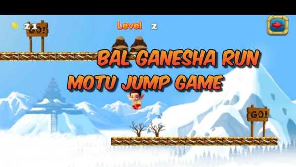 Bal Ganesha Run Motu Jump Game स्क्रीनशॉट 1