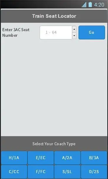 Indian Train Seat Locator screenshot 4