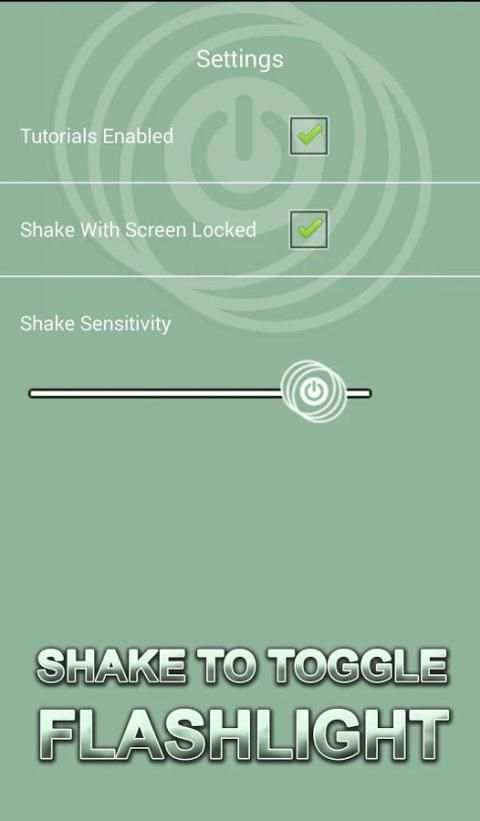 Shaker Flashlight स्क्रीनशॉट 7