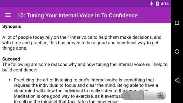 How to Gain Confidence screenshot 5