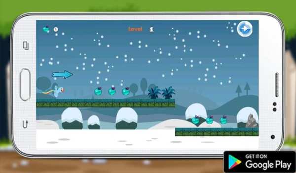 Rainbow Dash My Litle Pony Run скриншот 1