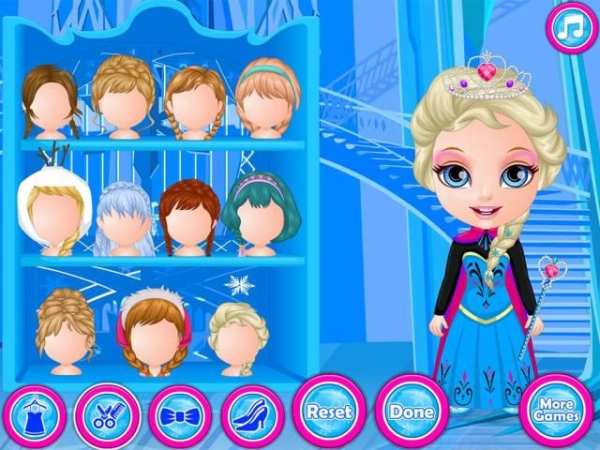 Baby Magic Frozen Salon screenshot 3