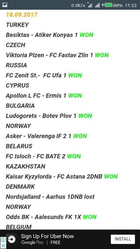 Genuine SureBet Tips скриншот 2