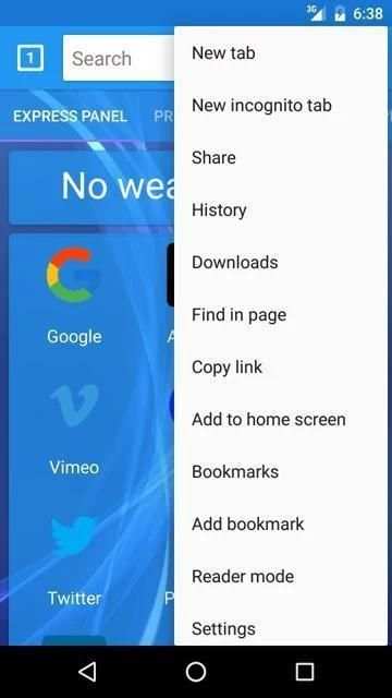 Web Browser PRO स्क्रीनशॉट 1
