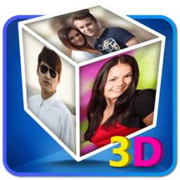 3D Cube Live Wallpaper Photo Editor