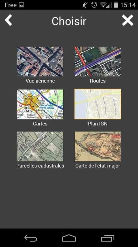 Géoportail mobile screenshot 19