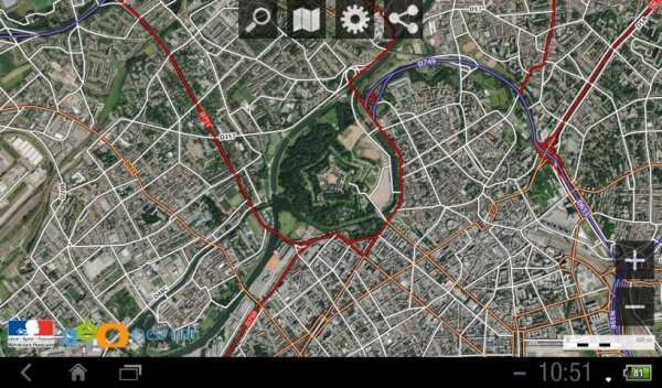 Géoportail mobile screenshot 1