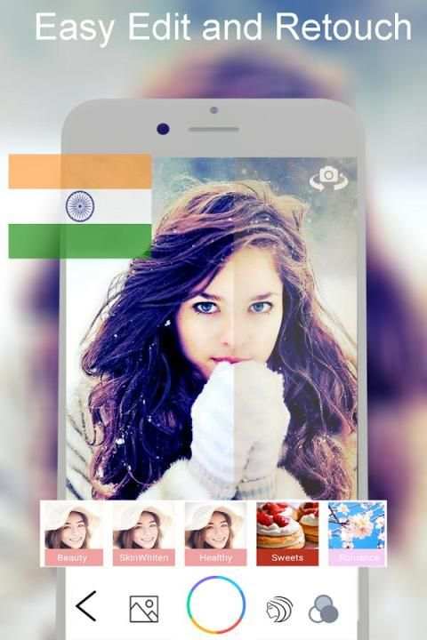 Indian Selfie Camera скриншот 3