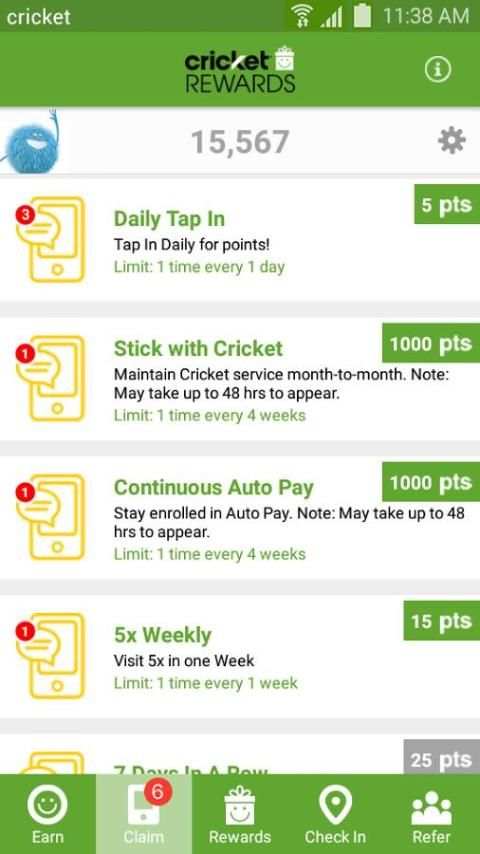 Cricket Rewards स्क्रीनशॉट 4