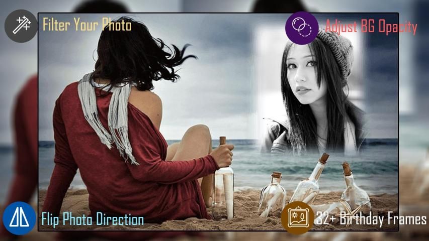 Miss You Photo Frame स्क्रीनशॉट 3