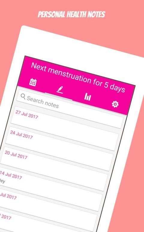My Period Tracker - Menstruation Calendar screenshot 1