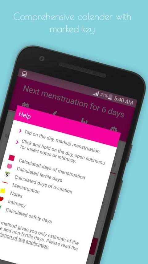 My Period Tracker - Menstruation Calendar screenshot 17