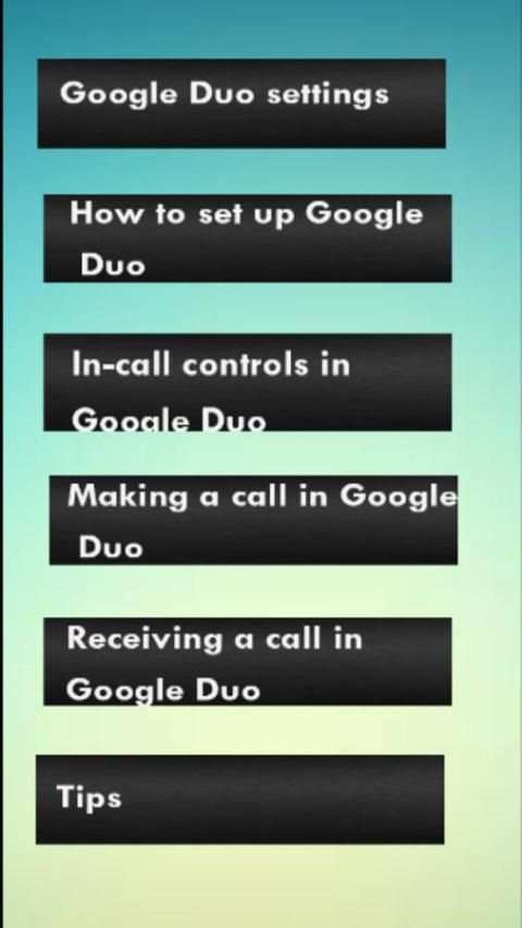 guide for google duo скриншот 4