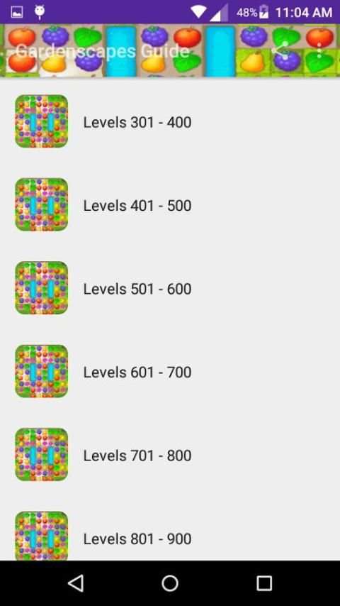 *‍*Guide to Gardenscapes-Level Playthroughs скриншот 7