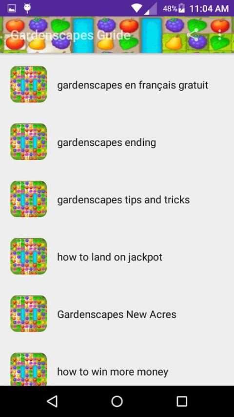 *‍*Guide to Gardenscapes-Level Playthroughs скриншот 4